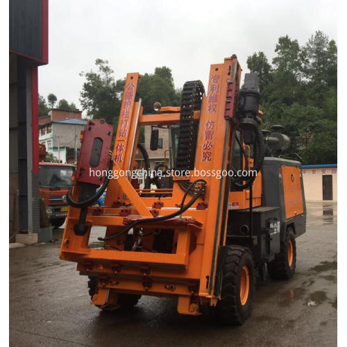 Vibrate Machine for Guardrail Installation